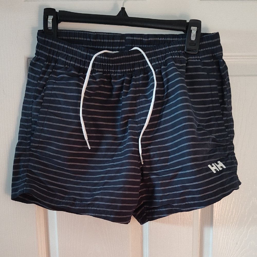 Helly Hansen Navy Striped Swim Shorts